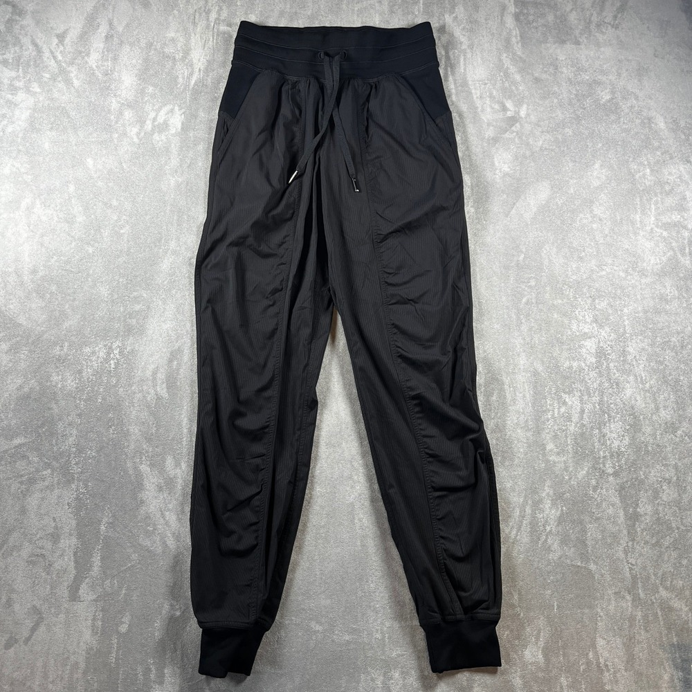 Lululemon Dance Studio Jogger Womens 2 Black Lightweight Athletic Pants